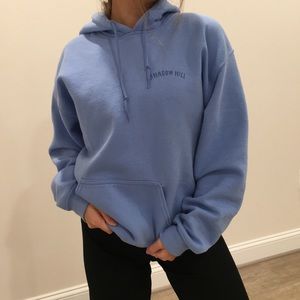 light blue shadow hill hoodie